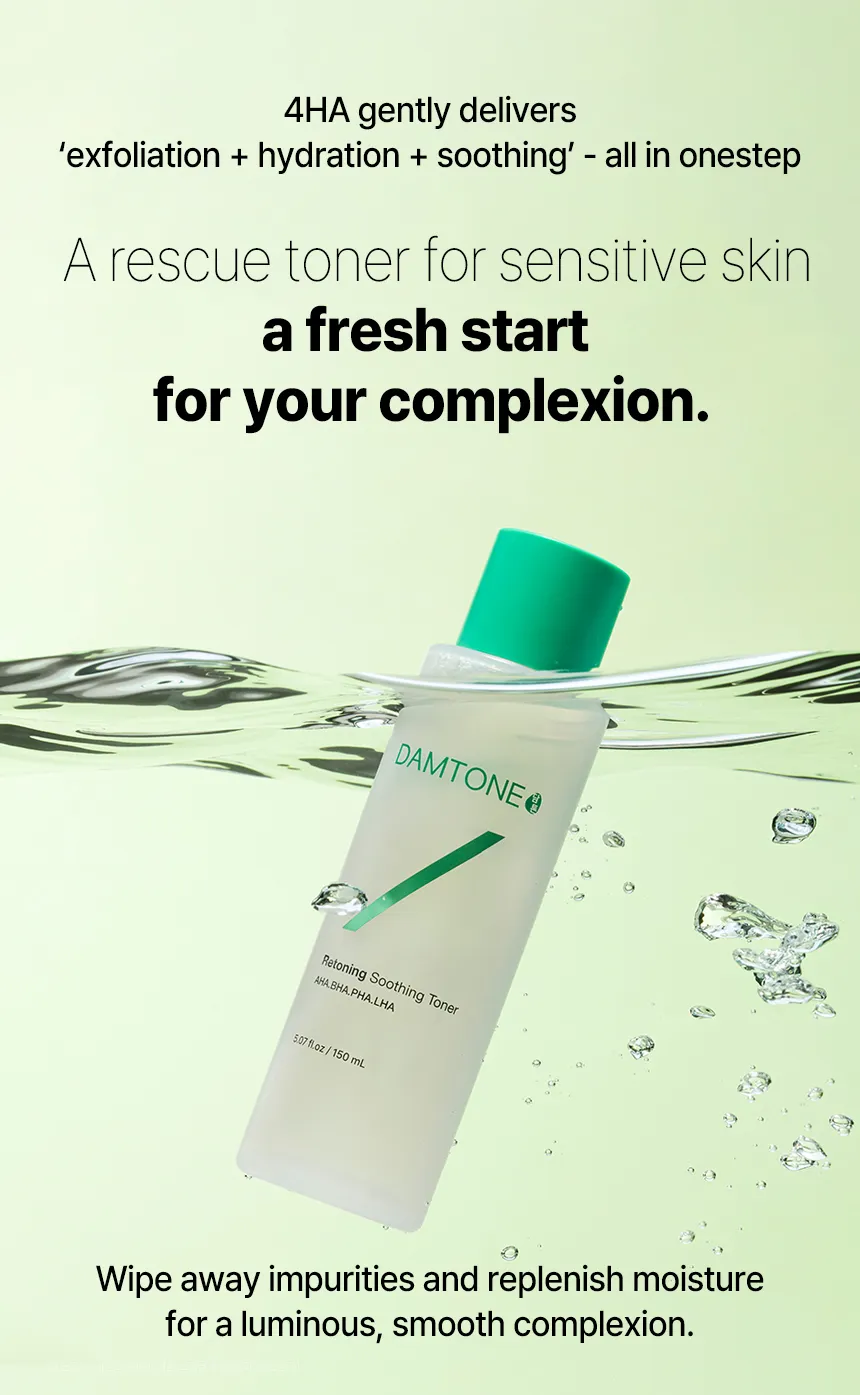 DAMTONE Retoning Soothing Toner — product detail 2