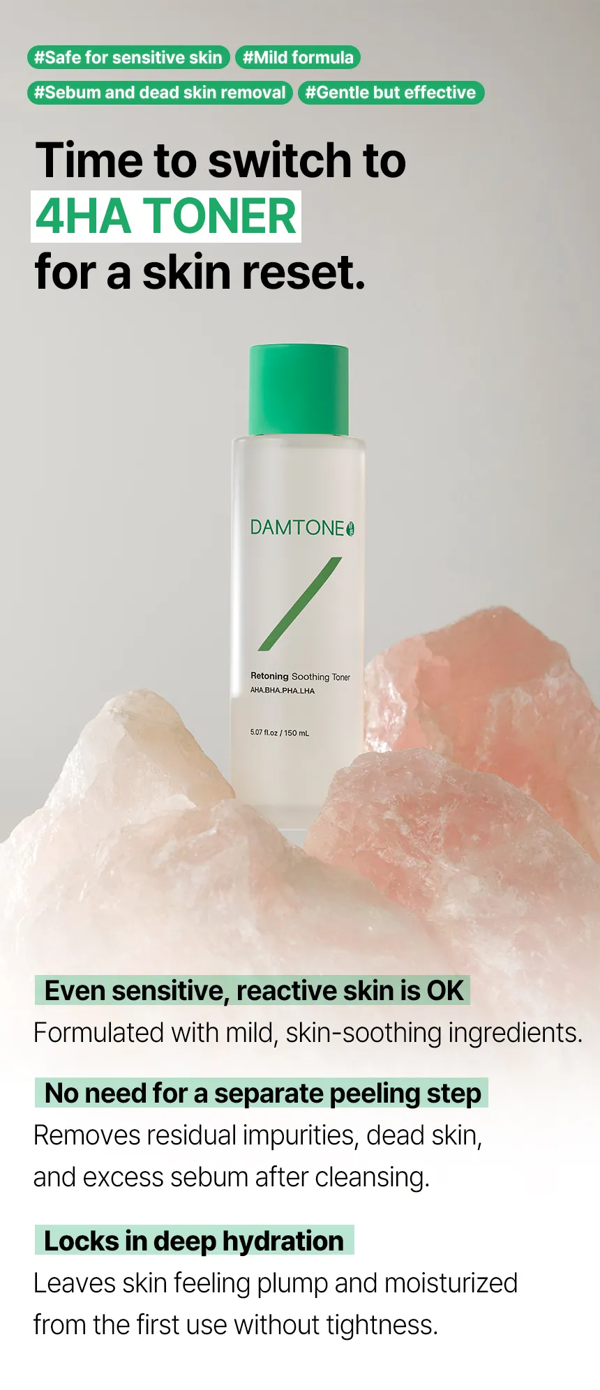 DAMTONE Retoning Soothing Toner — 詳細画像5