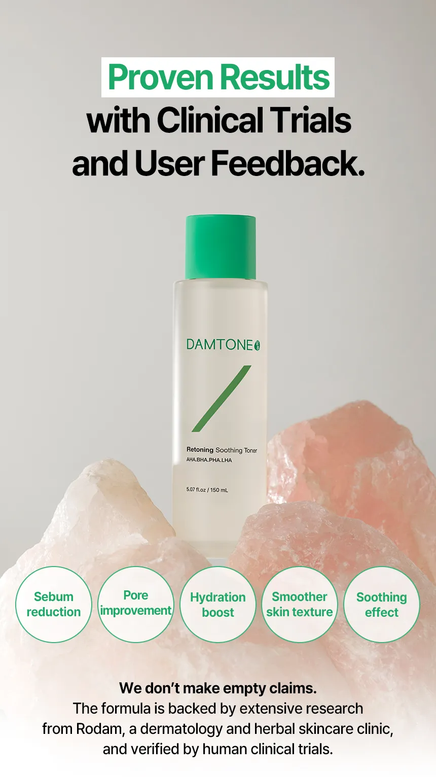 DAMTONE Retoning Soothing Toner — 詳細画像12