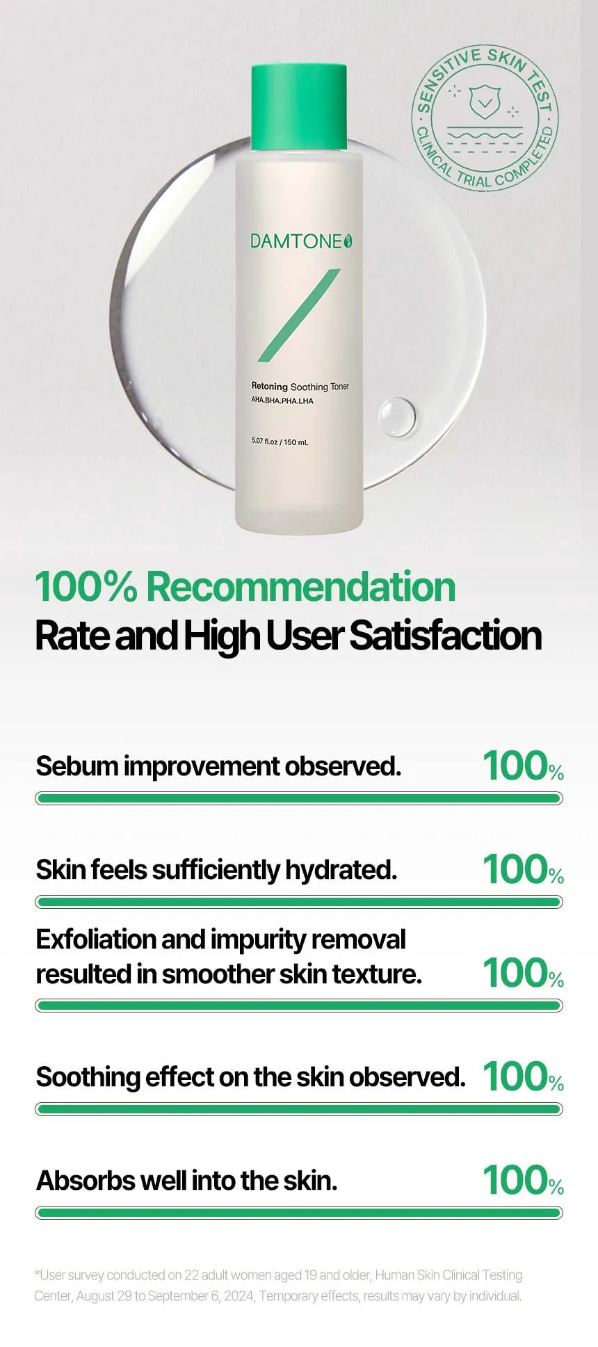 DAMTONE Retoning Soothing Toner — 詳細画像19